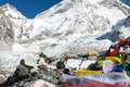  	Everest Base Camp, Khumbu Glacier And Prayer Flags - Nepal