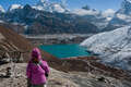 Mount Everest And Gokyo Lake From Renjo Pass Nepal