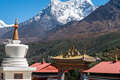 Tengboche Monastery With View Mt. Ama Dablam In The Background